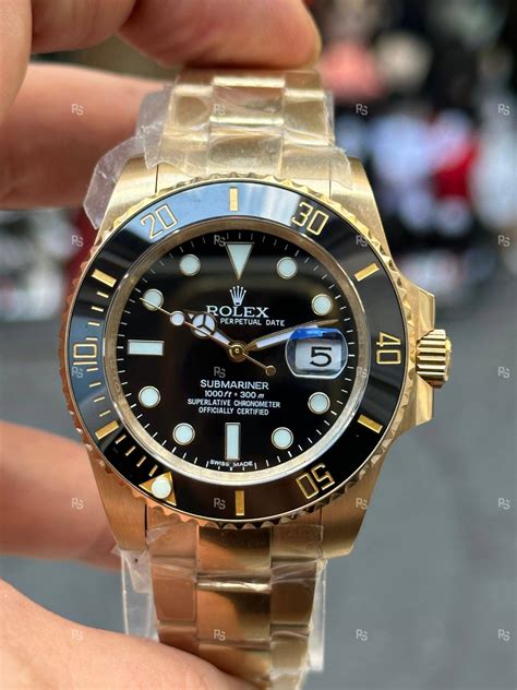 corona carica rolex|Rolex Submariner Date in Oyster, 41 mm, yellow gold.